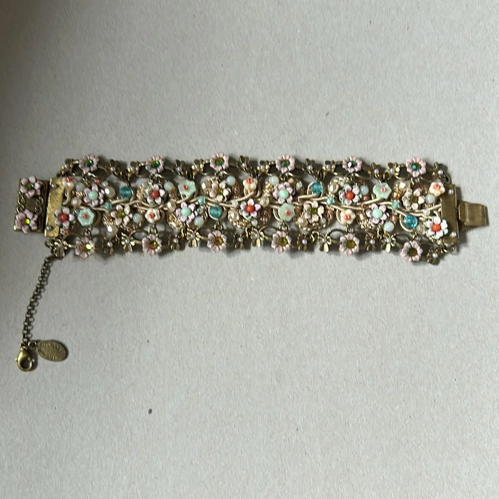 Vintage original Michal Negrin flower bracelet - Picture 4 of 8